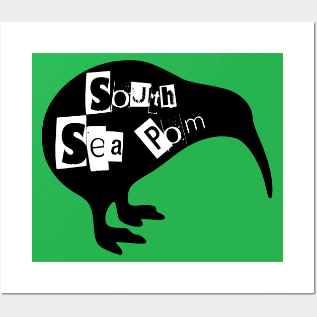 KIWI South Sea Pom Wall Art by mailboxdisco